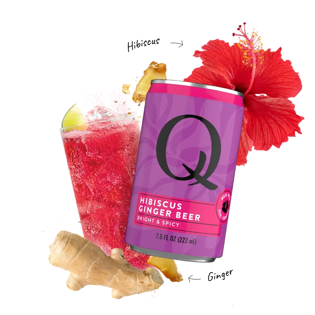 Q Mixers Ginger Beer Hibiscus