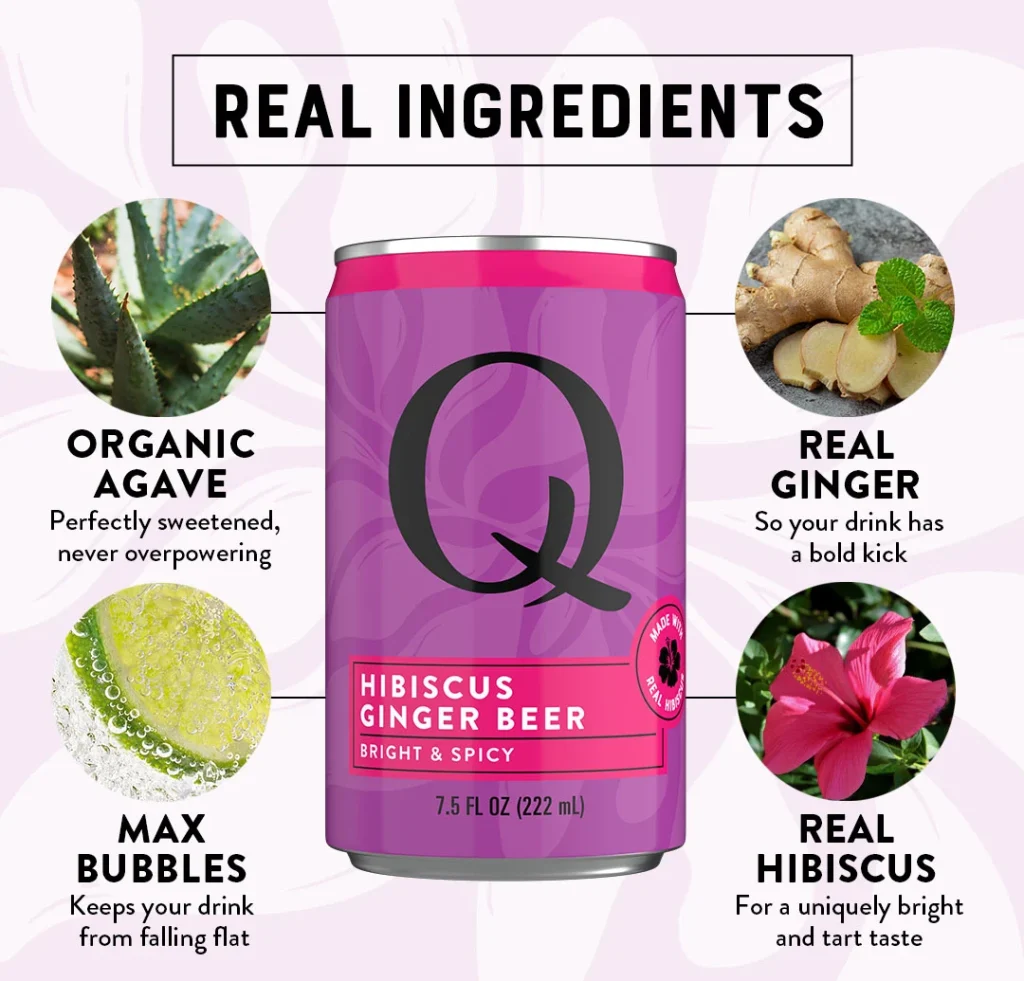 Q Mixers Ginger Beer Hibiscus Ingredients