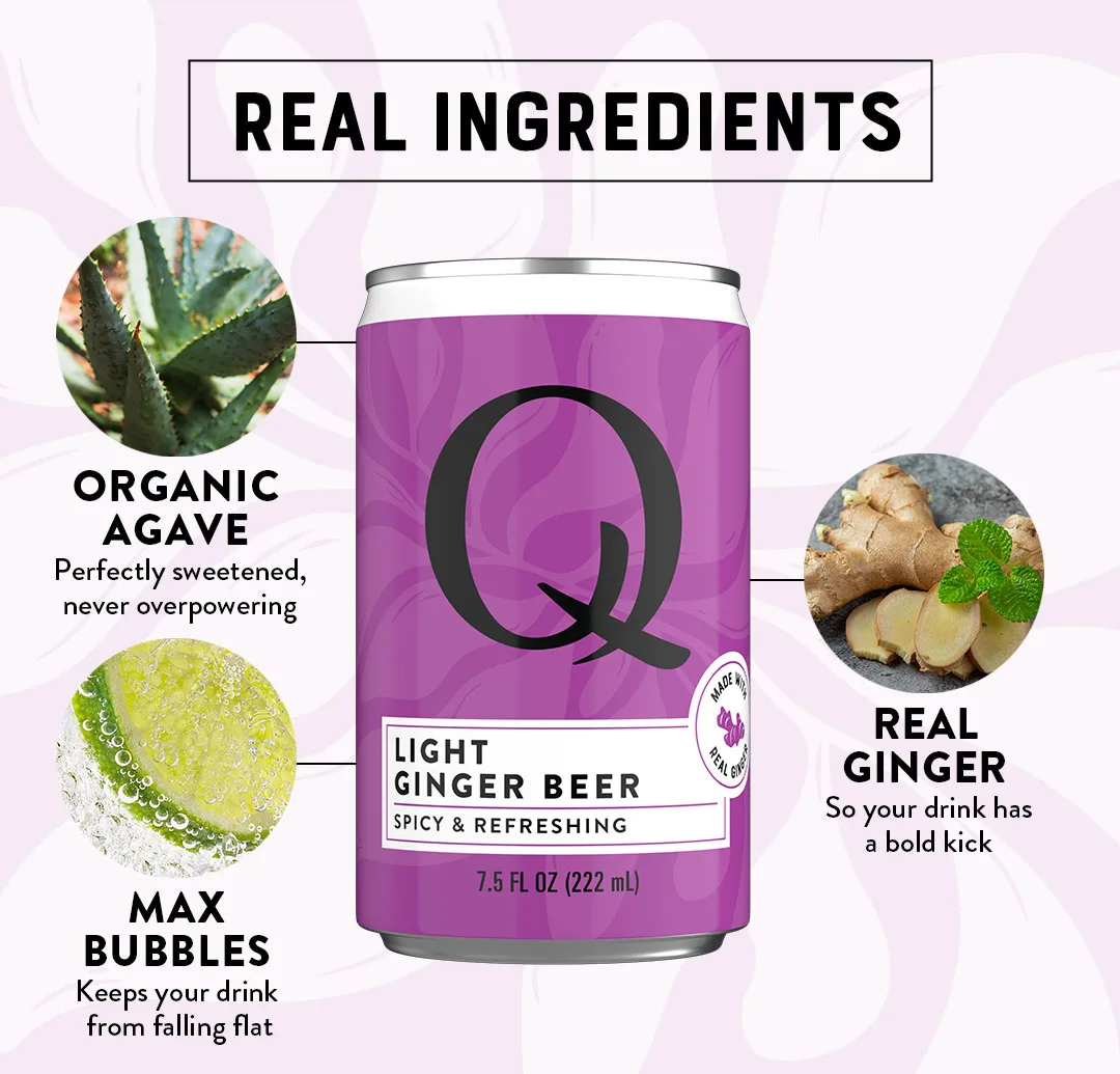 Q Mixers Ginger Beer Light Ingredients