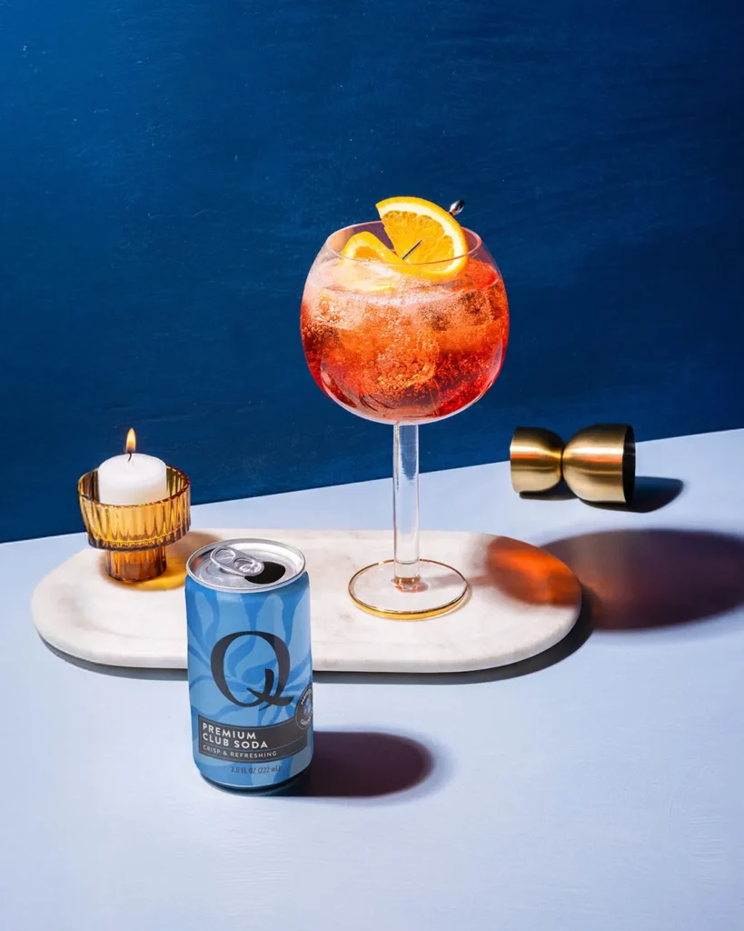 Q Mixers 2025 ClubSoda APEROL SPRITZ can extended
