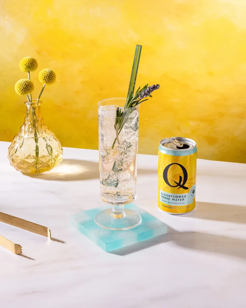 Q Mixers 2025 ElderflowerTonic ELDERFLOWER BOUQUET can
