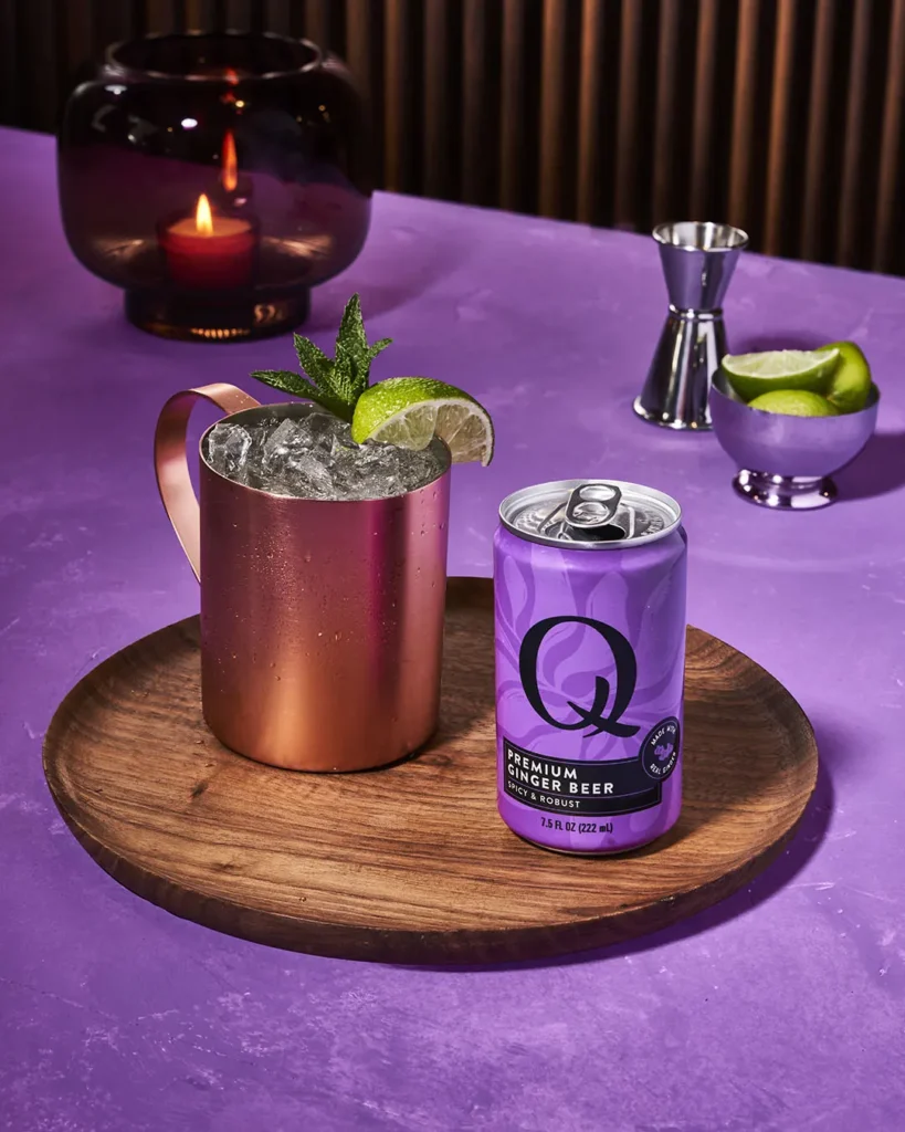 Q Mixers 2025 GingerBeer AMERICAN MULE NEW can