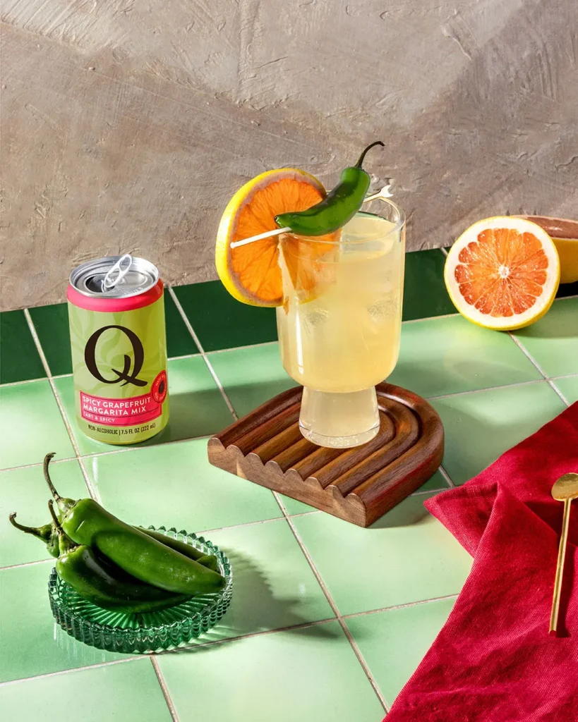 Q Mixers 2025 SpicyGrapefruitMargarita SPICY GRAPEFRUIT MARGARITA can